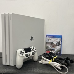 Sony Playstation 4 PRO Console 1TB W.Game Controller & Leads TESTED FREE POSTAGE