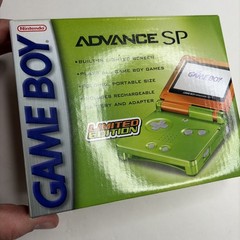 BRAND NEW SEALED Nintendo Game Boy Advance SP Limited Edition Lime/Orange
