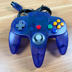 Vtg N64 Console – Funtastic Grape – OEM Purple Nintendo 64 + Controller + Cords