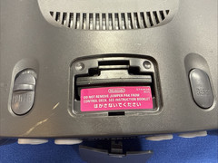 Nintendo 64 Black Console with Controller and Rush 2 Game ~ TESTED and WORKING!