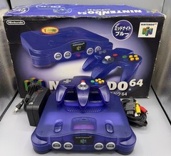 Nintendo 64 Midnight Blue Console TOYSRUS w/Original Box NUS-001 JPN Mint💎 USA