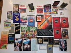 Atari 2600 Console And 27 Games Plus Controllers Lots Of Manuals, Cords Untested