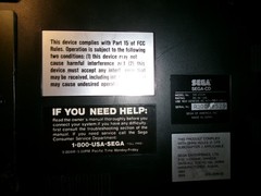 SEGA Genesis console-parts or repair only