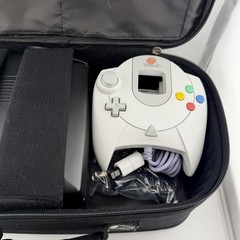 RARE Black Treamcast 5” TFT Portable Dreamcast w/ Original Bag Controller Tested