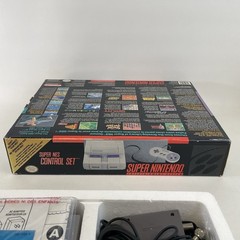 Super Nintendo SNES Console SNS-001 100% Complete In Box CIB W Inserts TESTED!