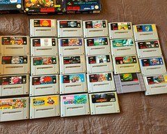 Super Nintendo Snes bundle games console region adapter boxed joblot donkey kong