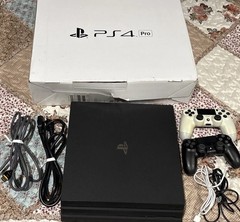 SONY PLAYSTATION 4 PRO CUH-7015B IN « NOT FOR RESALE » BOX (2 Controllers) Cords