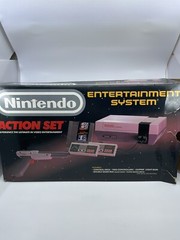 Vintage Nintendo NES Action Set Home Console – White/Gray Box Only 1988