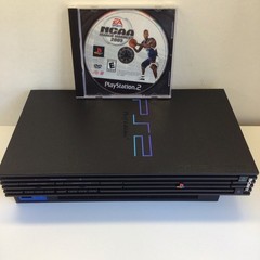Sony PlayStation 2 PS2 Console SCPH-39001 Black NTSC-U/C w/ NCAA 2005