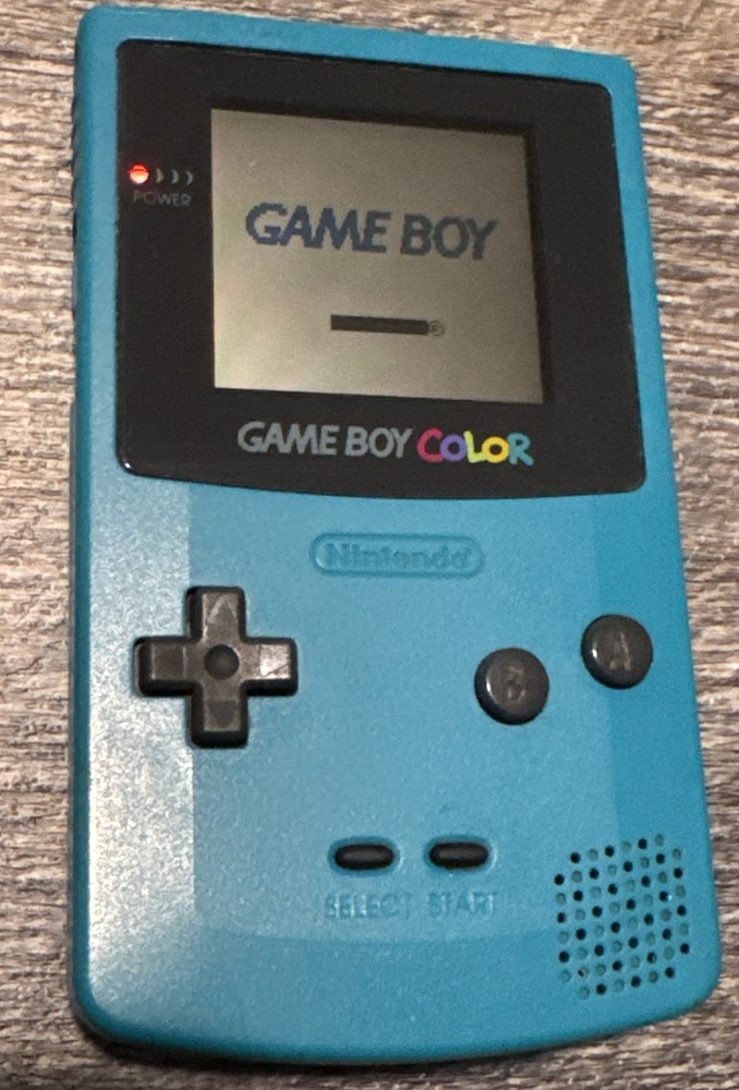 Nintendo Game Boy Color Teal CGB-001 1996 Authentic Tested GUC 100% Working