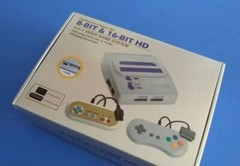 FLASHBACK TO A BIGONE AGE 8-BIT &16-BIT HD 2-IN 1 VIDEO GAME SYSTEM