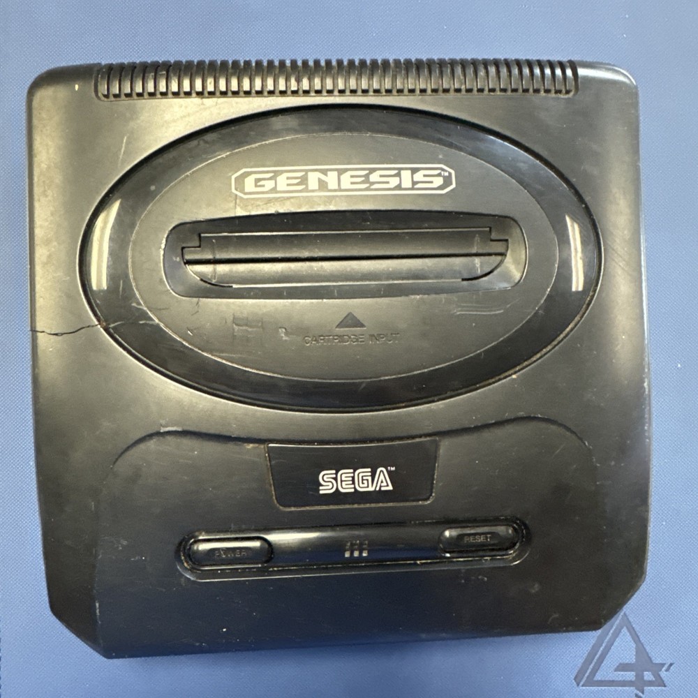 Sega Genesis Model 2 MK-1631 Console Only Black Untested For Parts or Repair