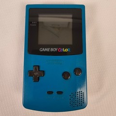 Nintendo Game Boy Color Handheld System Teal Blue CGB-001 Good Condition