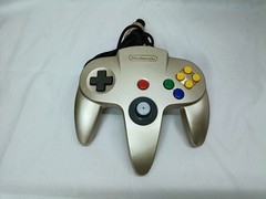Nintendo 64 Gold Console controller set Region Free N64 Tested