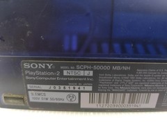 SONY PS2 Fat Game Console Set SCPH-50000 MB/MH Midnight Blue Read US/JP Games