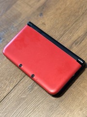 Nintendo 3DS XL Red & Black Handheld Console CIB Complete *READ tested Fast Ship