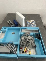 Nintendo Wii RVL-001 Complete In Box Bundle – 2 aftermarket Remotes – Tested