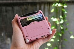 Backlit IPS LCD GBAsp Mod Nintendo Gameboy Advance SP Mirror Kirby Pink