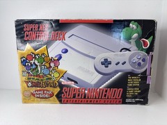 Super NES Control Deck Yoshi’s Island System in Box No Game! SNES Tested & Works