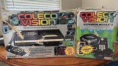 Colecovision Boxed Console Bundle Working With Expansion Module 2 And Games