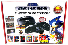 AtGames Sega Genesis Classic Game Console Sealed 80 Built-In Games Controllers