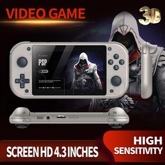 M17 Retro Handheld Game Console 4.3&Prime; IPS Screen 64GB Portable Player