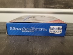 WonderSwan Handheld Console Skeleton Blue CIB Complete