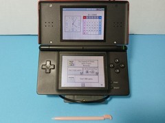Nintendo DS Lite Red/Black **Good Condition!! New Touch Screen!! Good Hinges!!**