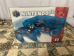 Nintendo 64 Funtastic Series Ice Blue Version Complete In Box OEM Controller US