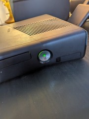Xbox 360 S Slim 4GB Black Console 1439 Wired Controller Games OEM Power Brick