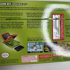 BRAND NEW SEALED Nintendo Game Boy Advance SP Limited Edition Lime/Orange