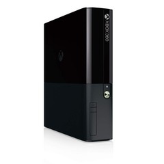 Microsoft Xbox 360 E Console Only 4GB Black NO CORDS Tested & Works!