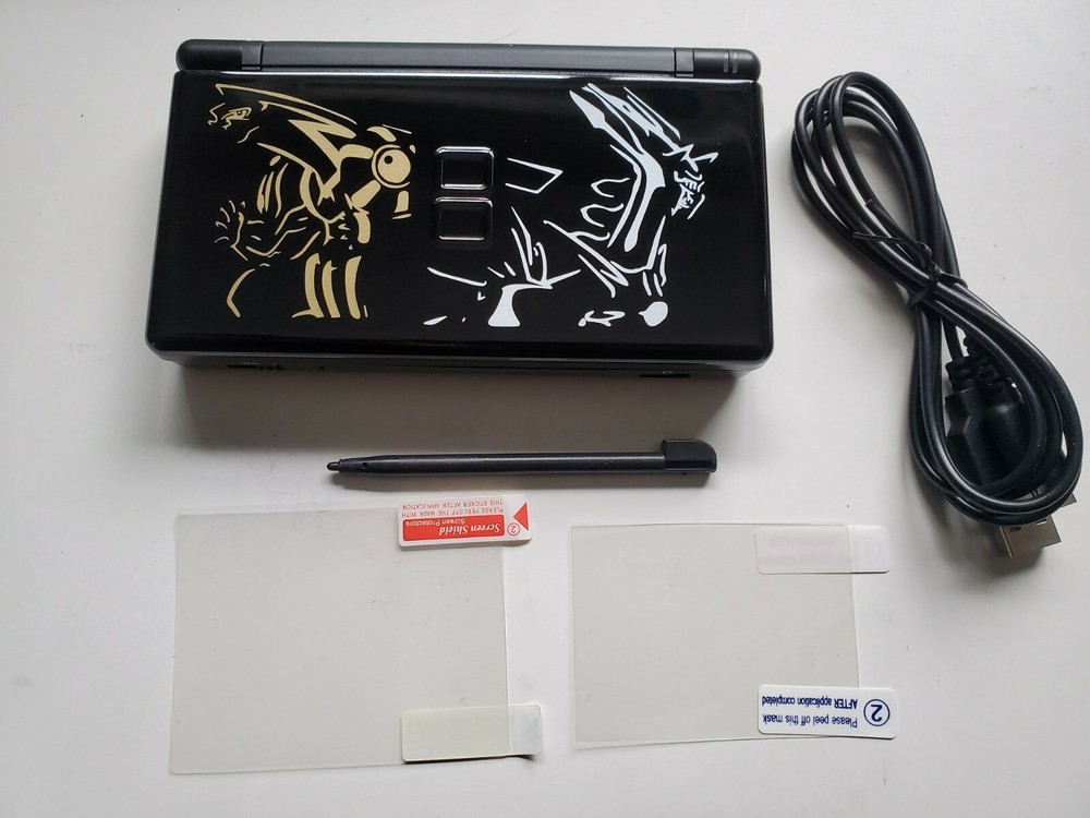Nintendo DS Lite pokemon dialga & palkia Handheld Console – Onyx Black