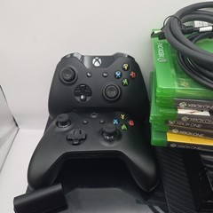 Microsoft Xbox One Console Bundle – Cables, Controllers, Games, Accessories