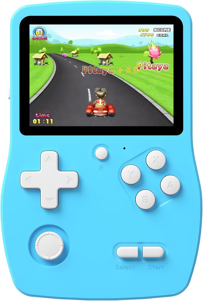 139 Preloaded Portable Handheld Game Player 3.0 Inch Blue