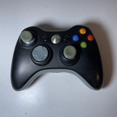 Two Microsoft Xbox 360 Controllers Untested No Backs With Cords And Microphone