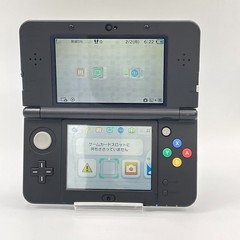 New Nintendo 3DS Black Console Stylus NTSC-J (Japan) Good condition USED