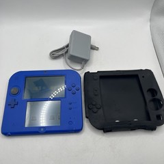 Nintendo 2DS Mario Kart 7 Limited Edition Blue Console Tested W/ Charger Tested