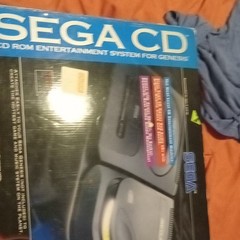SEGA Sega CD CD-ROM System for Sega Genesis NTSC-U/C Black w/ CD Player