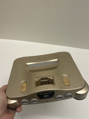 Nintendo 64 N64 Gold USA Console System With 4 Official Controllers Tested Works