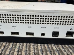 Microsoft Xbox One S 1681 White System Console Only For Parts or Repair