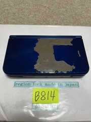 New 3DS LL XL Metalic blue Japan Nintendo Console region Japanese B814