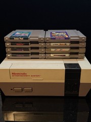Nintendo NES Console Lot + 8 Games Rescue Rangers Rush’N Attack RoboCop Tested