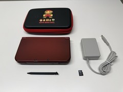 NICE! New Nintendo 3DS XL Red Console US Model – TOP IPS Tested W Charger Stylus