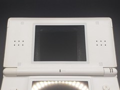 Nintendo DS Lite Polar White OEM Restoration (Good Condition) w/ Charger