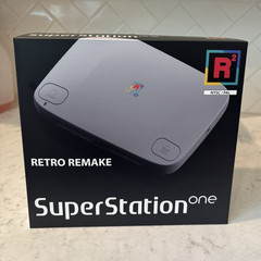 Retro Remake SuperStation One R2 Region Free PS1 Console NTSC/PAL Gray