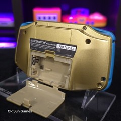 Gold Pokemon Game Boy Advance GBA Console with iPS V5 Backlight Backlit LCD MOD