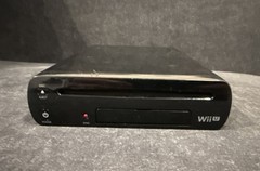 Official Nintendo Wii U Deluxe 32GB Black Console & Power Supply! ~ Works Great!
