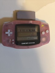Nintendo Game Boy Advance 32MB Handheld System Fuchsia Pink Tetris Not Included