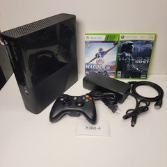 Microsoft Xbox 360 E 250GB Game Console System Black Tested and Working Halo 3